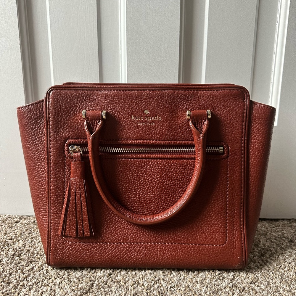 Kate Spade Cognac brown purse